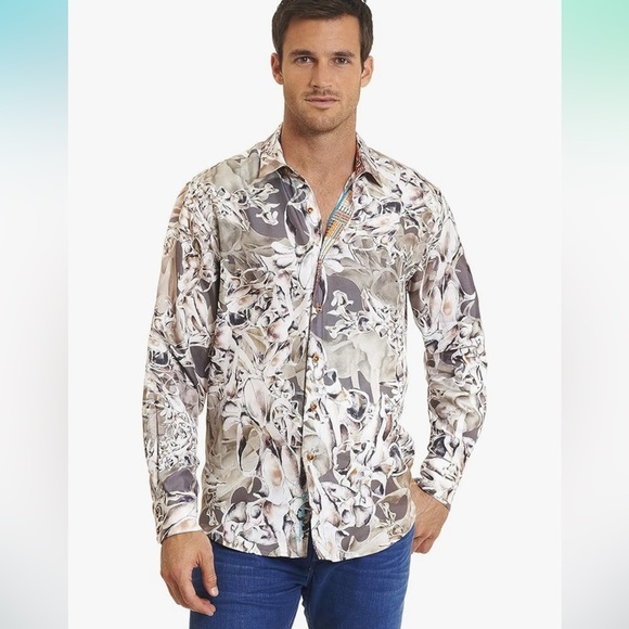 Robert Graham Desert Bones Silk Shirt - Picture 2 of 15